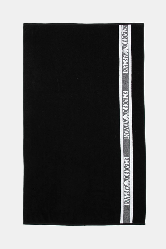 Emporio Armani Underwear ręcznik bawełniany czarny EX000018.AF12333