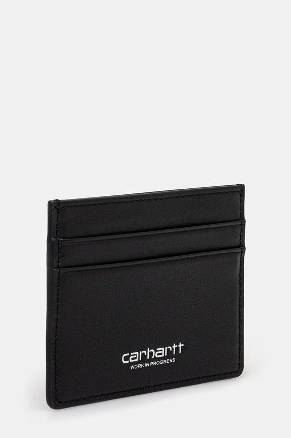 Carhartt WIP carcasa din piele Vegas Cardholder I033109.0M4XX negru SS25