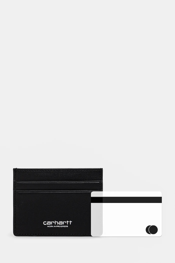 Carhartt WIP carcasa din piele Vegas Cardholder negru I033109.0M4XX
