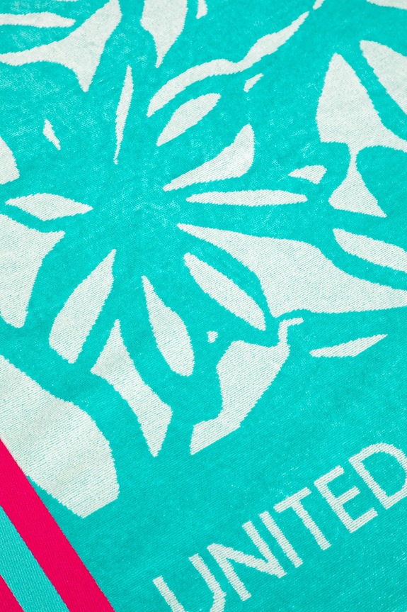 Kiegészítők United Colors of Benetton pamut törölköző 61GP2801Q türkiz