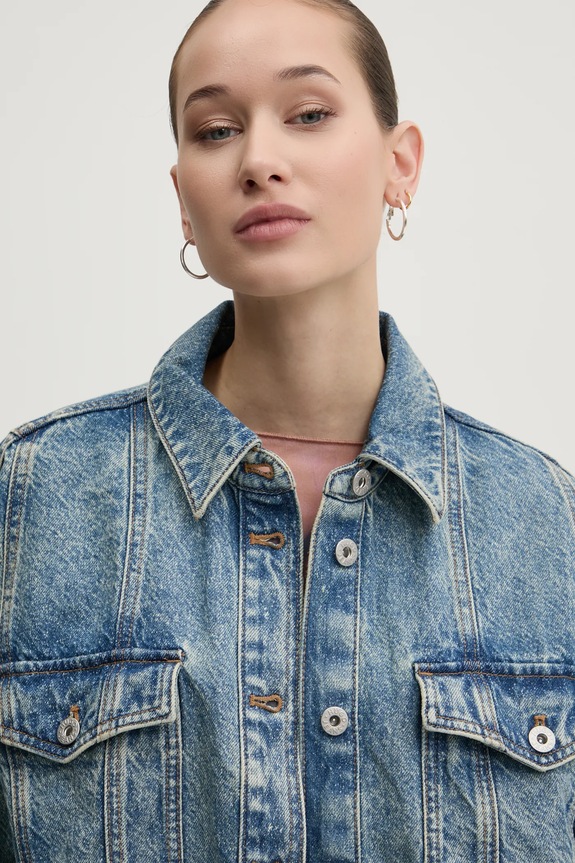 Hugo Blue camicia di jeans blu 50531715