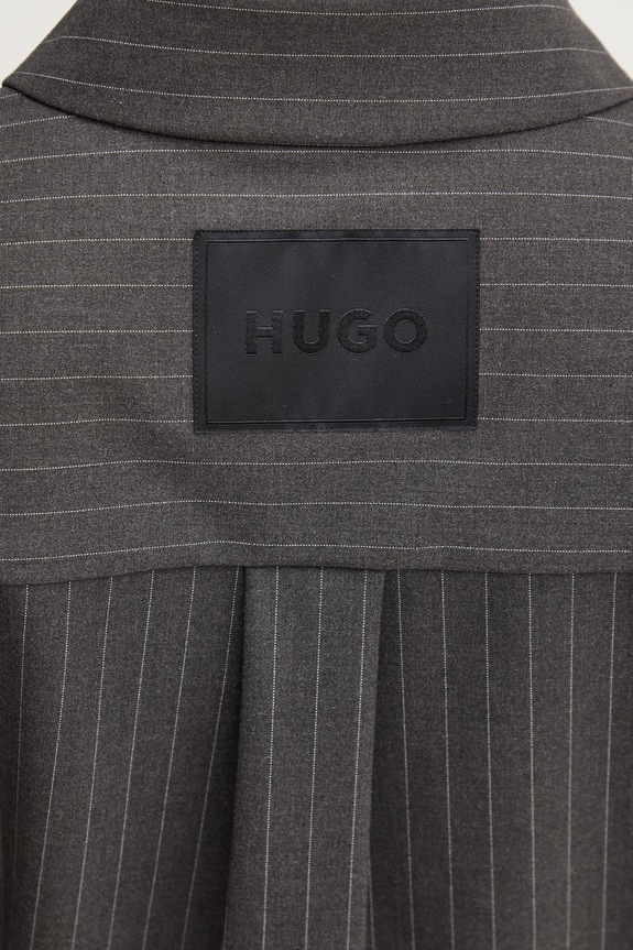 Košeľa HUGO 50531549 sivá
