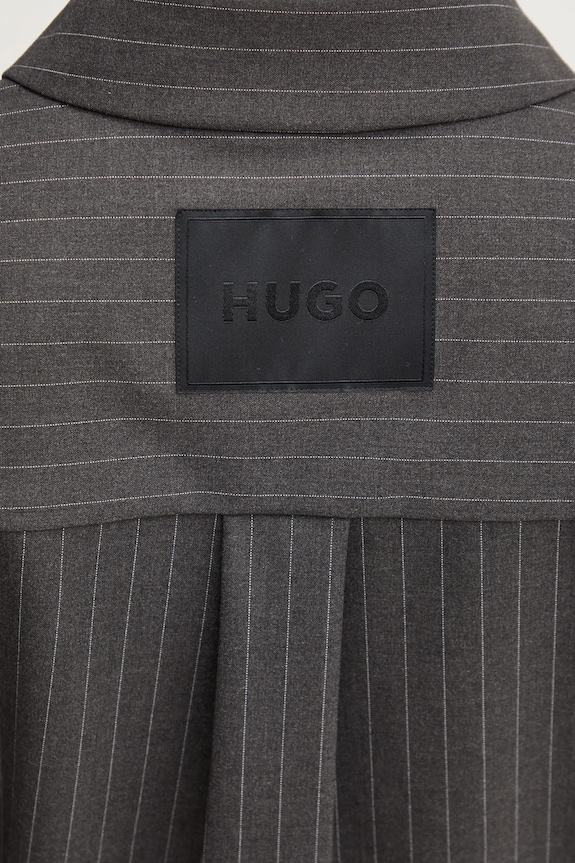 Košeľa HUGO 50531549 sivá