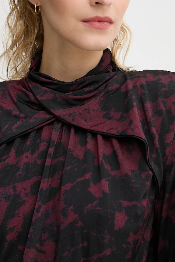 Gestuz bluza 10909578 burgundia