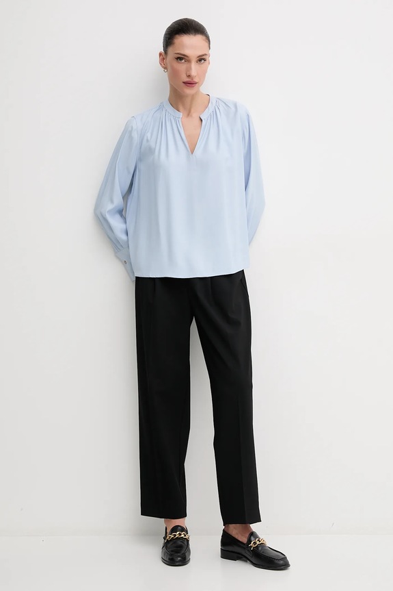 Tommy Hilfiger bluza WW0WW44049 albastru SS25
