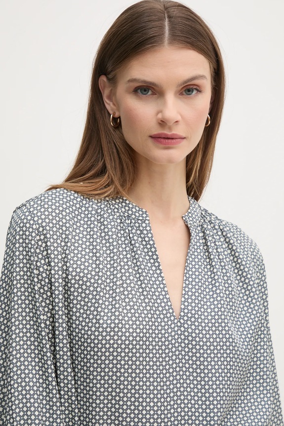 Blúzka Tommy Hilfiger sivá WW0WW44999