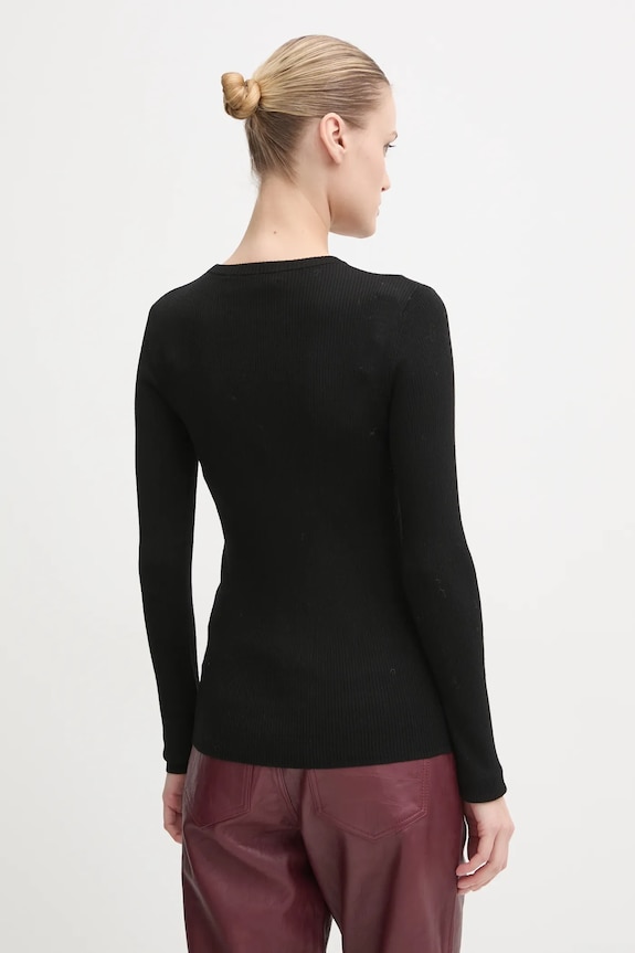Îmbrăcăminte Day Birger et Mikkelsen longsleeve din lână Mariana DAY65243602 negru