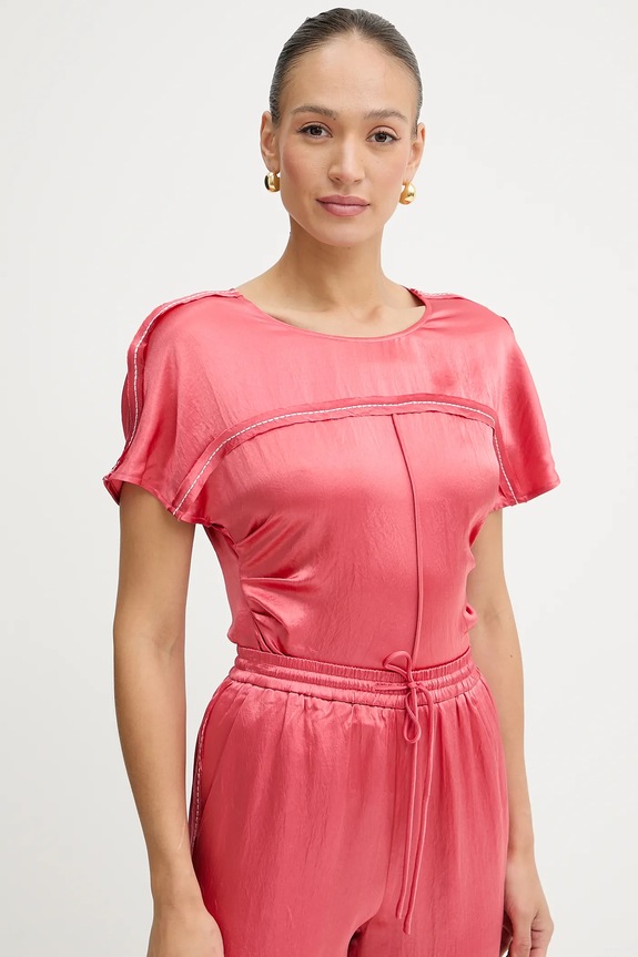 Блузка Pinko casual рожевий 104596.A2BU