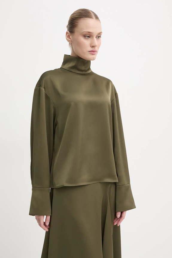 Majica 2NDDAY Francisca Brez vzorca zelena 2251135279