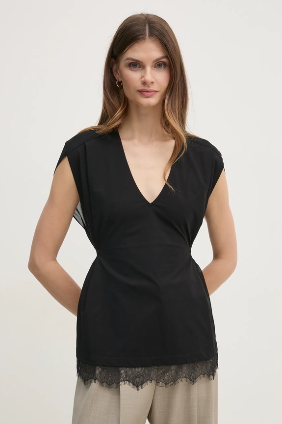 Twinset bluza uni negru 251TP2781