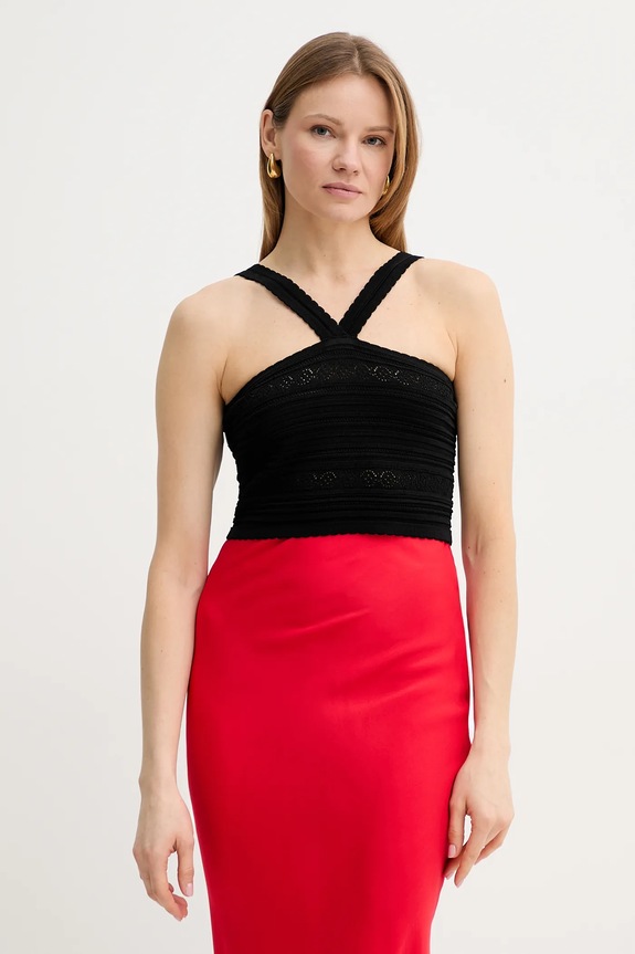 Twinset top fekete 251TT3102