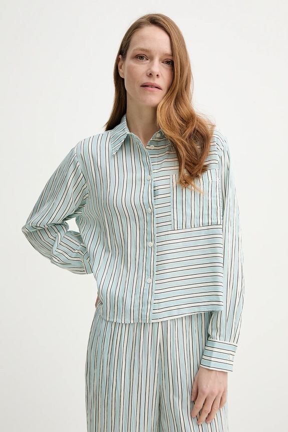 Marc O'Polo camasa cu modele albastru 5000005943