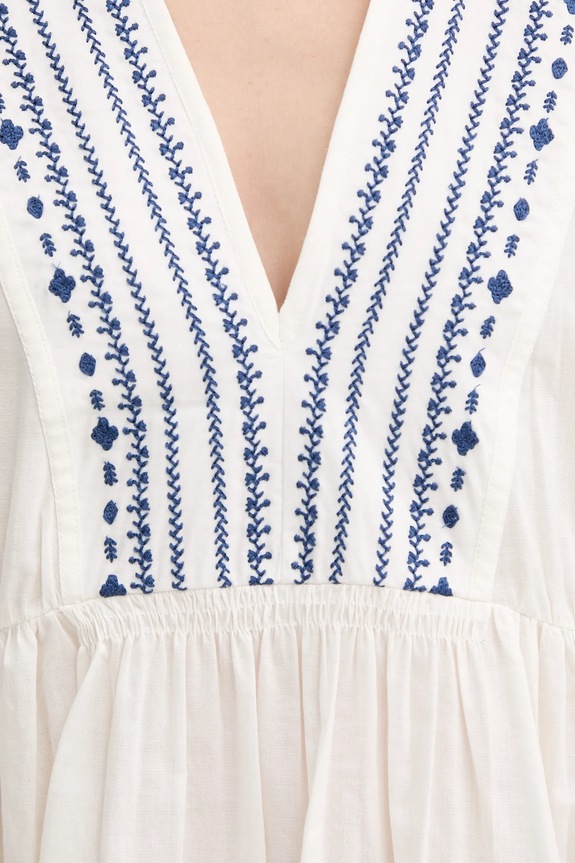 Μπλουζάκι A.P.C. blouse vera COHHH.F13449 μπεζ