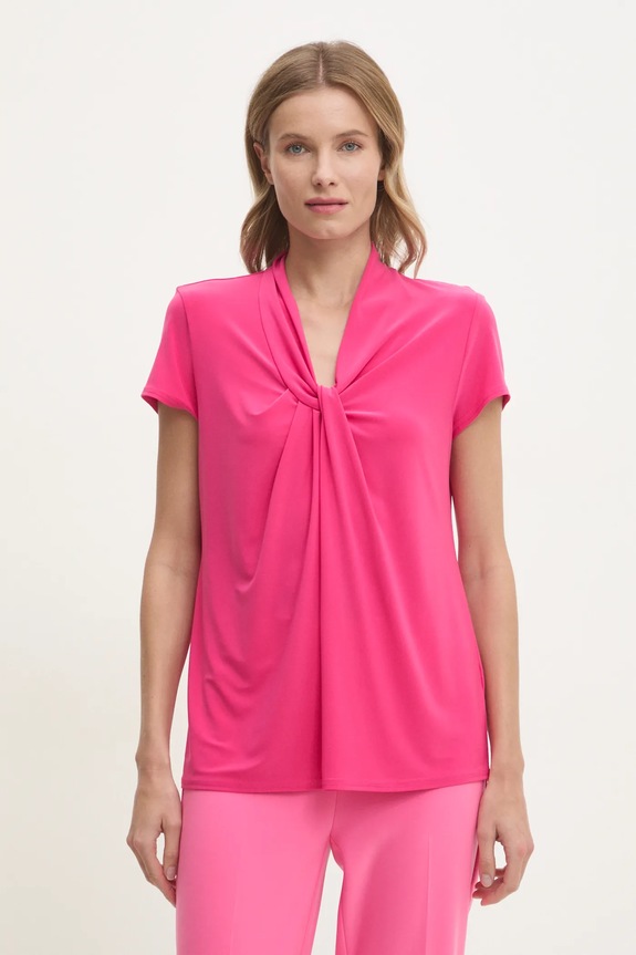 Joseph Ribkoff bluzka z elastanem różowy 251230