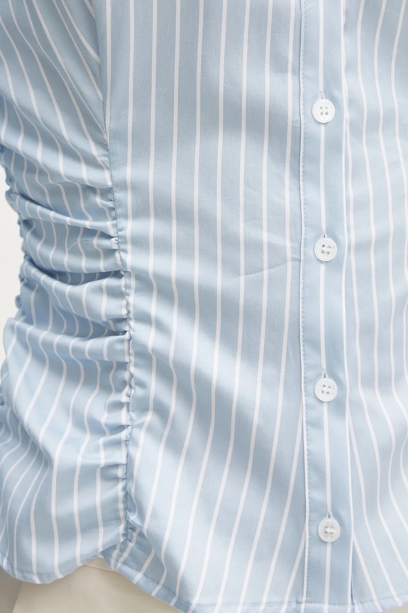 Πουκάμισο Guess NICOLE W5RH0D.WG700 μπλε