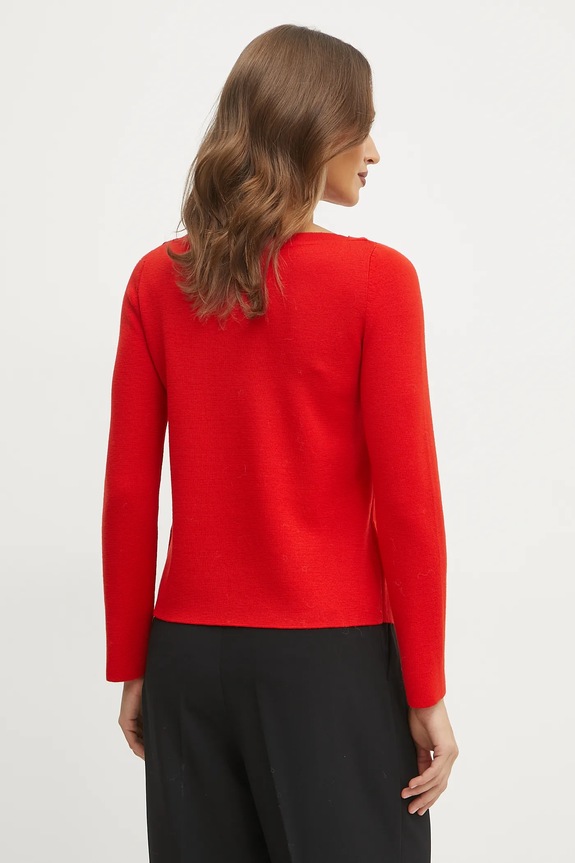 Abbigliamento Luisa Spagnoli maglione in lana 58599 rosso