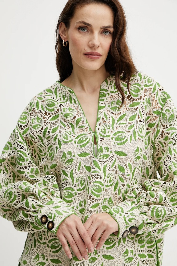 Luisa Spagnoli camicetta verde 542155