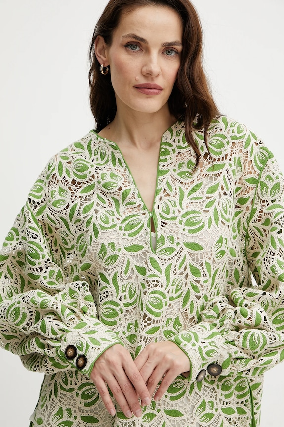 Luisa Spagnoli camicetta verde 542155