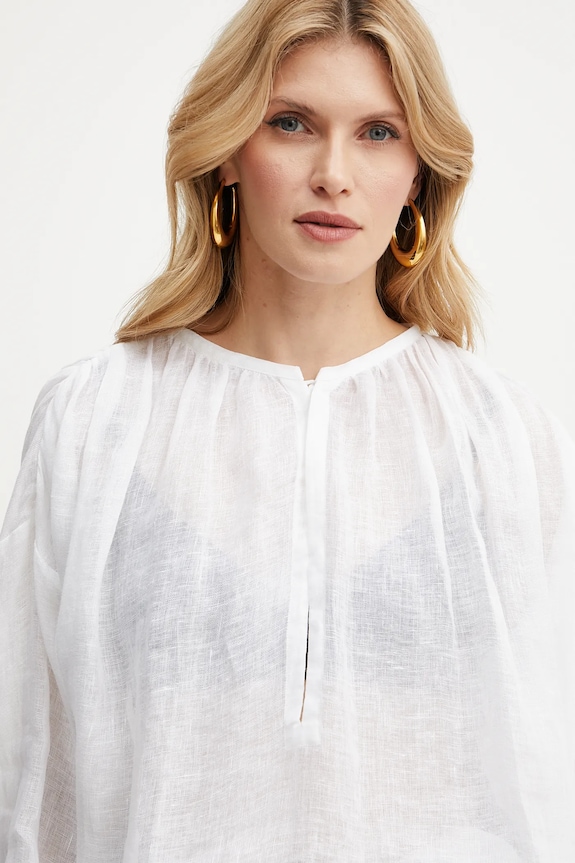 Luisa Spagnoli vászon felső 542157 fehér