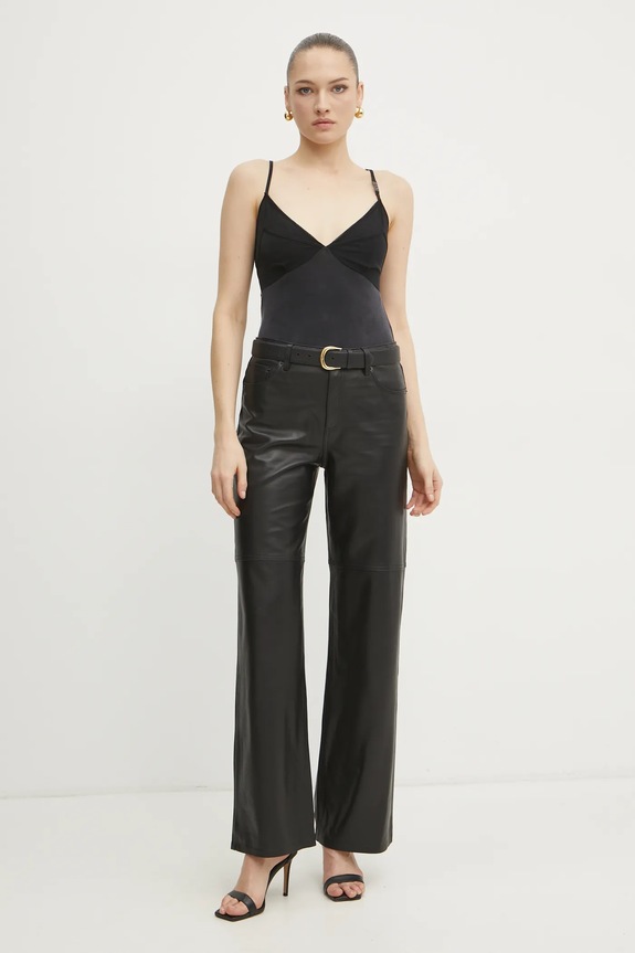 Versace Jeans Couture top 78HAM212.J0190 negru SS25