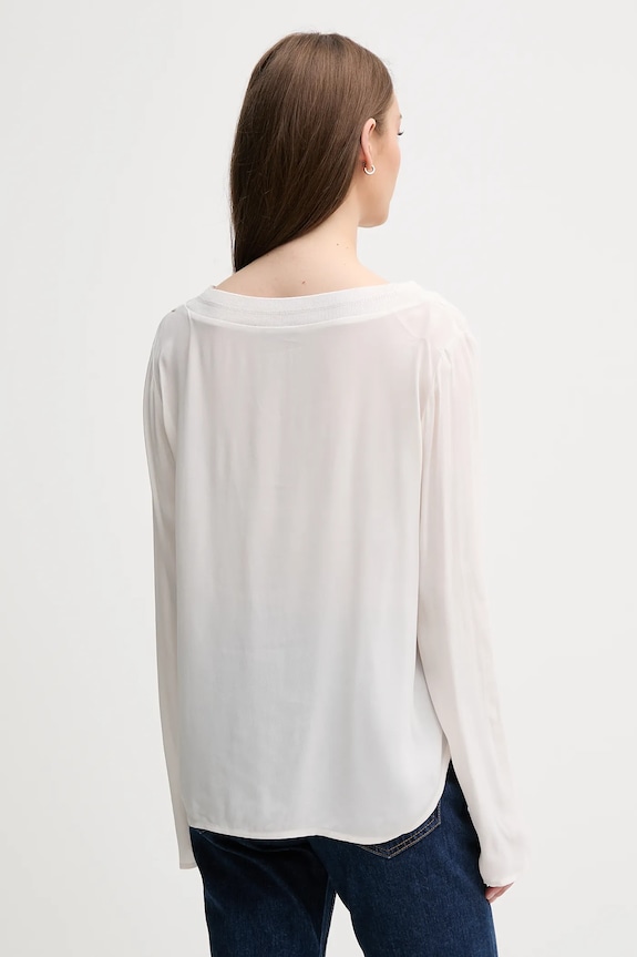 Одежда Блузка Sisley 5IDTLQ08F бежевый