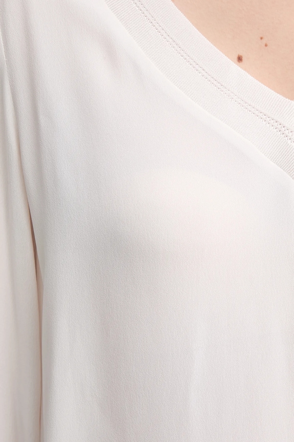 Блузка Sisley 5IDTLQ08F бежевый