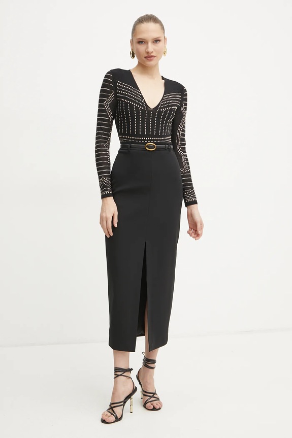 Κορμάκι Marciano by Guess KRISTAL 5RGP02.6218A μαύρο SS25