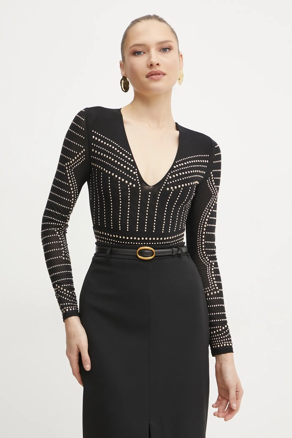 Κορμάκι Marciano by Guess KRISTAL μαύρο 5RGP02.6218A