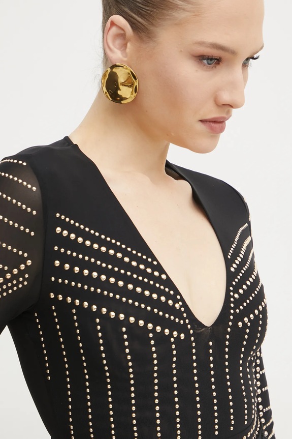 Κορμάκι Marciano by Guess KRISTAL 5RGP02.6218A μαύρο