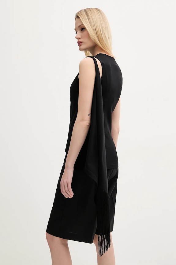 Топ MM6 Maison Margiela чорний S52NL0069.MTJ017