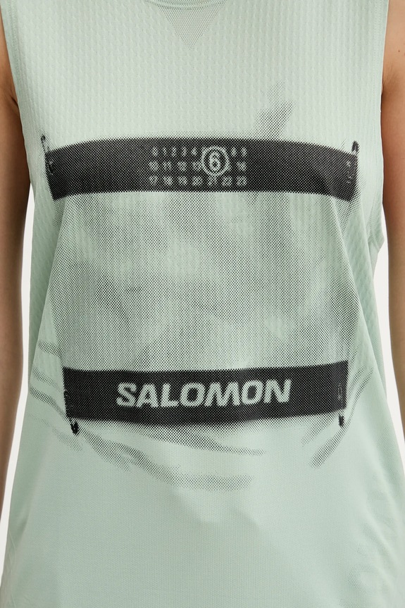 MM6 Maison Margiela top S52NL0071.M20101 zöld