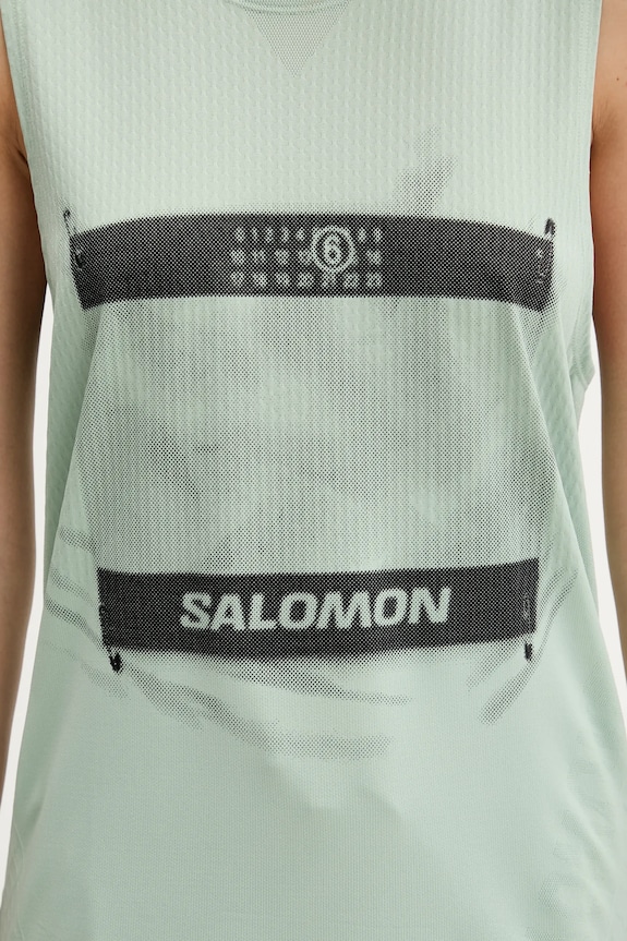 MM6 Maison Margiela top S52NL0071.M20101 zöld