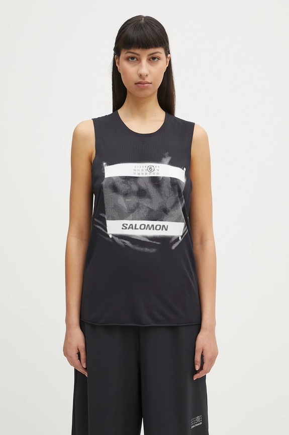 MM6 Maison Margiela x Salomon top pozostałe czarny S52NL0071.M20101