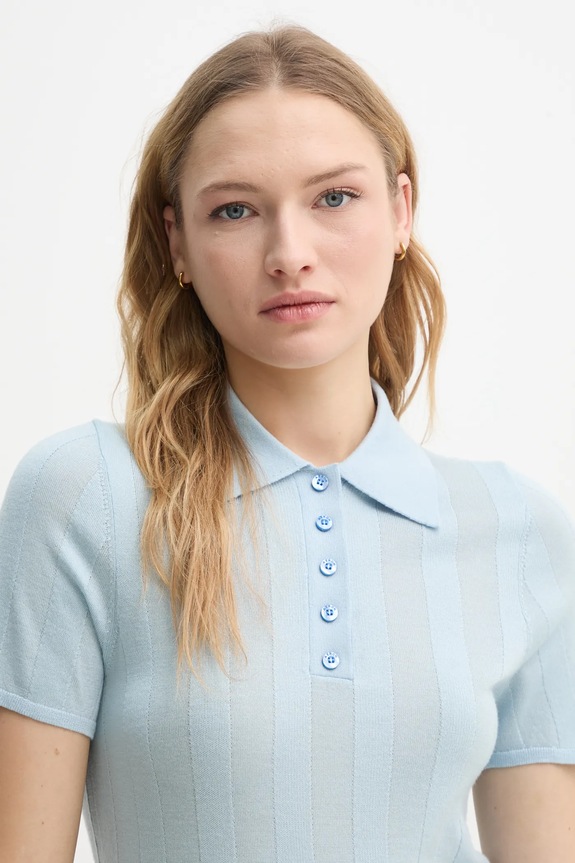 Vunena polo majica AERON TOSCA plava TO556560