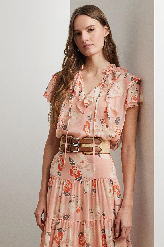 Blúzka Lauren Ralph Lauren 200963698 ružová
