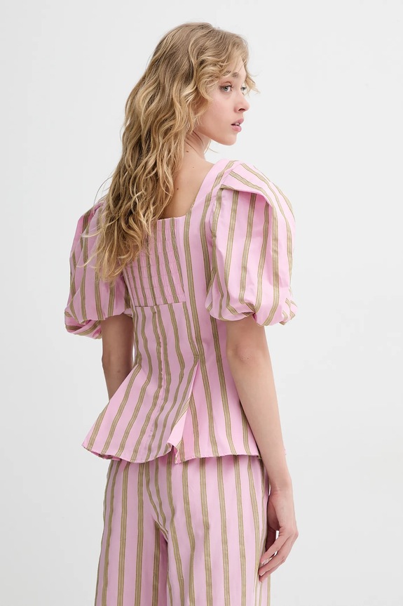 Ruházat Stine Goya blúz pamutból SG.SS25.T055.2344 rózsaszín