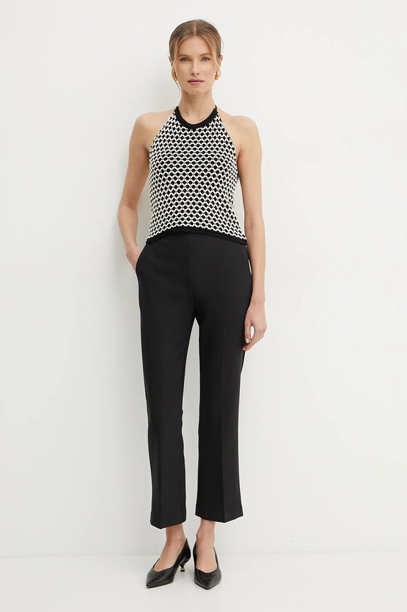 Simona Corsellini top P25CPTOO04 nero SS25