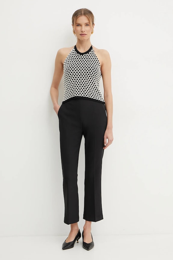 Simona Corsellini top P25CPTOO04 nero SS25