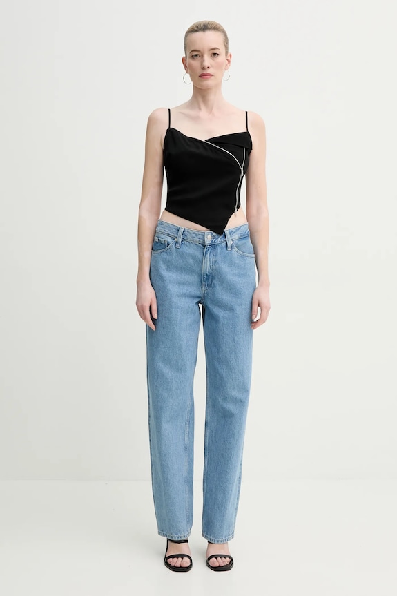 Nanushka camicetta ZORKA NW25RSTP18899 nero SS25