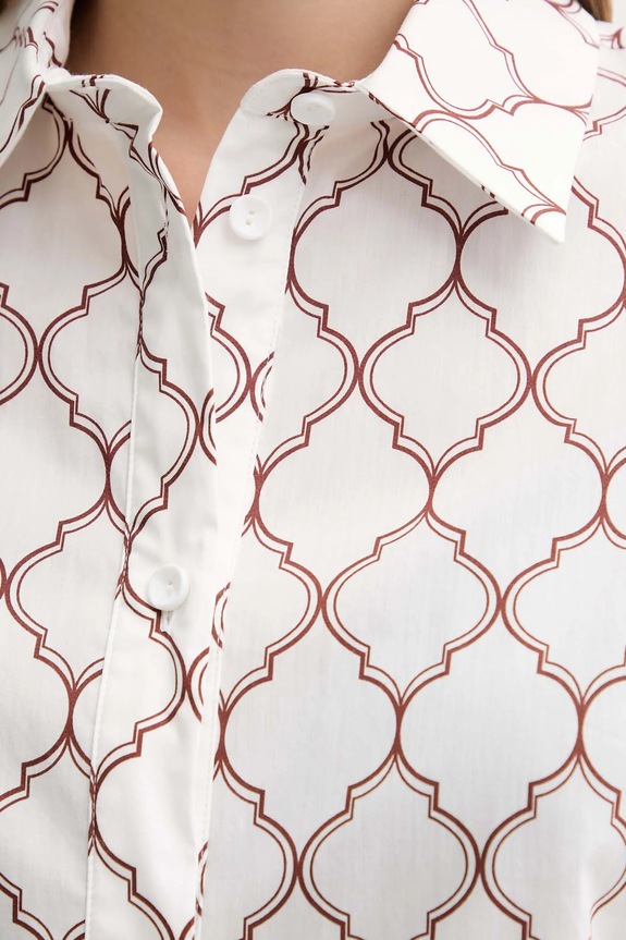 Max Mara Beachwear camicia in cotone 2516111029600 bianco