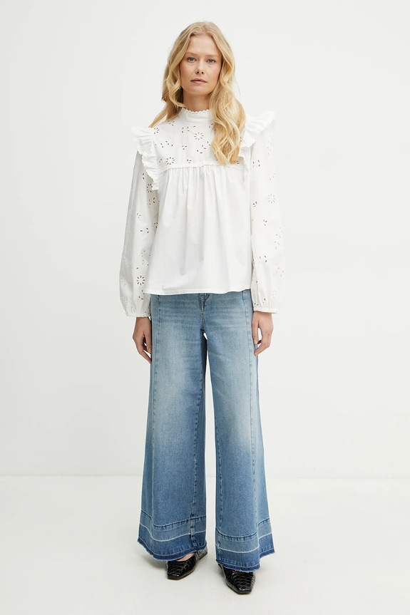 Pamučna dukserica Weekend Max Mara 2515941031600 bijela SS25