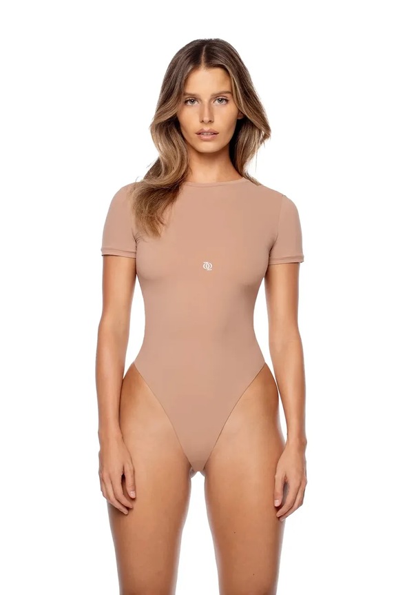 GOD SAVE QUEENS body T-SHIRT BODYSUIT GSQ.139.373 beżowy