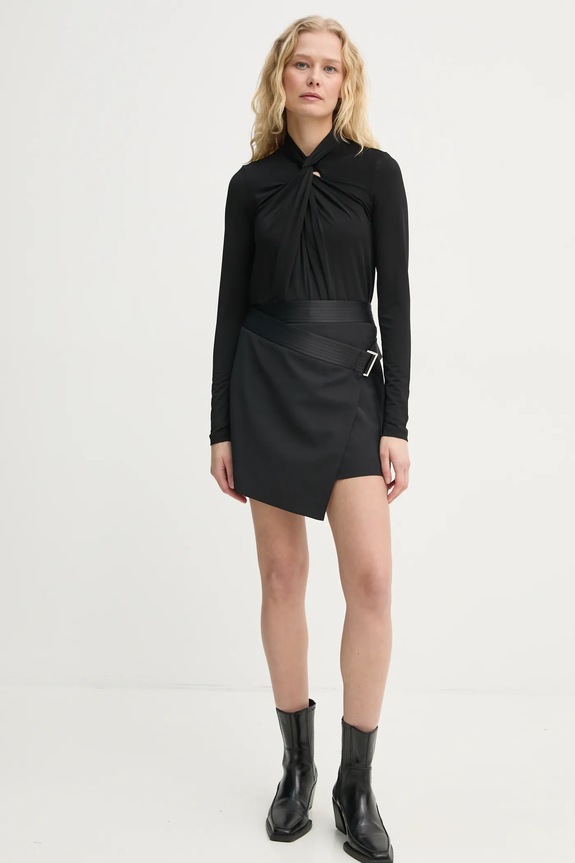 AllSaints bluza MINA W071PB negru SS25