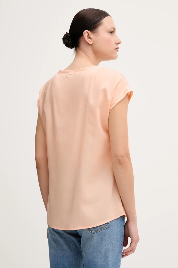 Oblačila Majica United Colors of Benetton 52M9DQ0BI oranžna