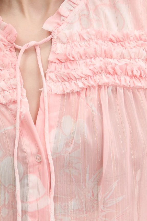 Desigual koszula ENIO 25SWBW05 różowy