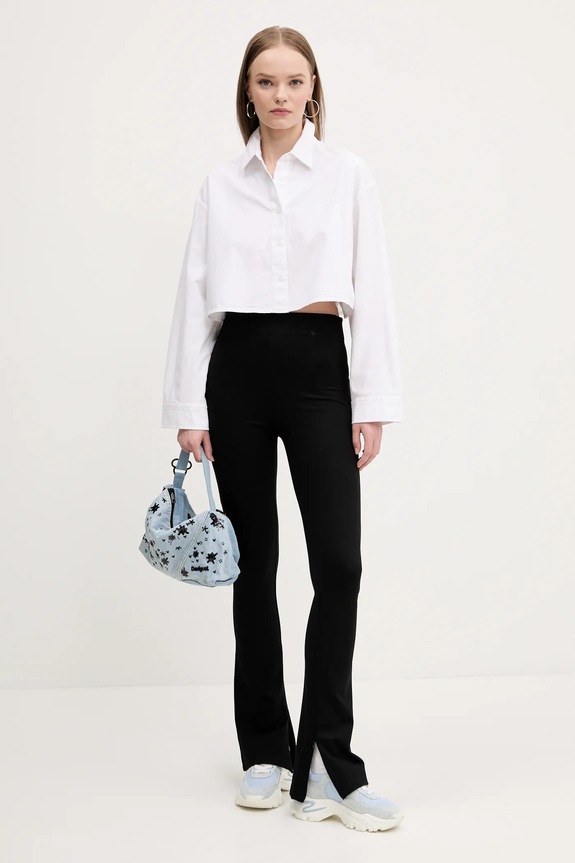 Hugo Blue camicia in cotone 50538921 bianco SS25