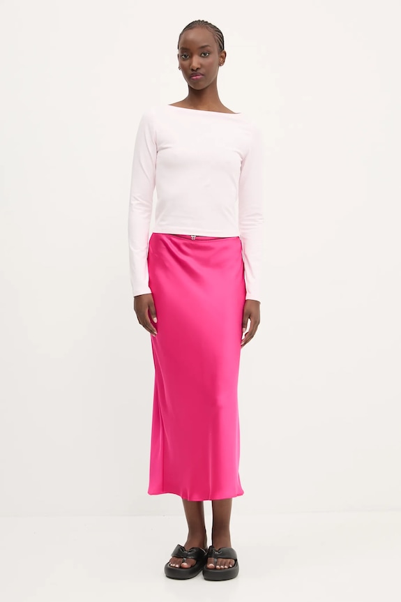 Hugo Blue camicia a maniche lunghe 50537227 rosa SS25
