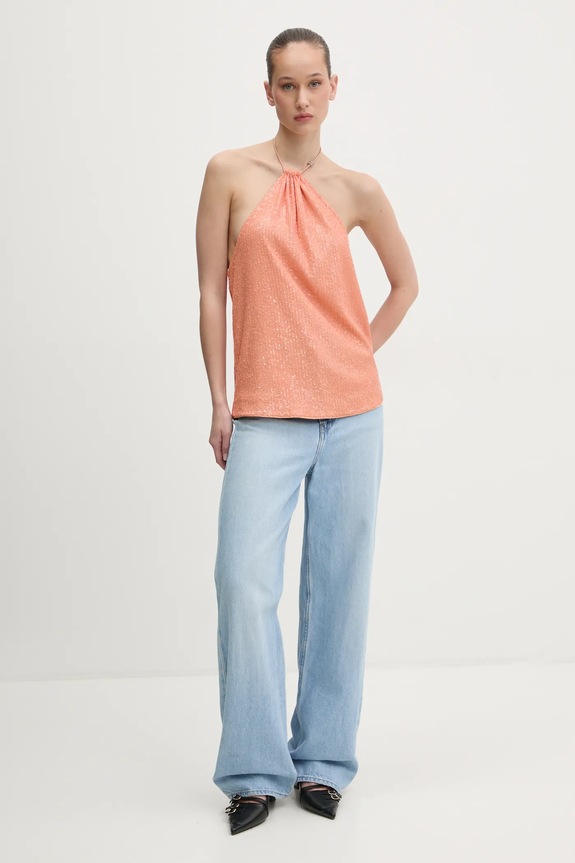 Bluza HUGO 50537010 narančasta SS25