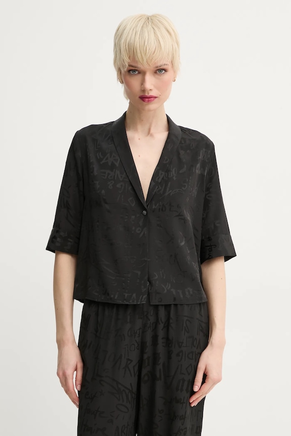 ZADIG&VOLTAIRE koszula jedwabna regular czarny WWSH02222.11