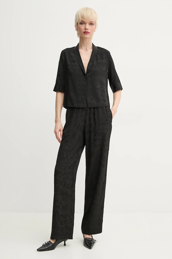 ZADIG&VOLTAIRE koszula jedwabna WWSH02222.11 czarny SS25